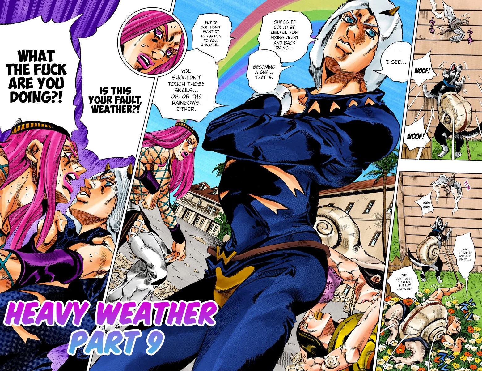 JoJo's Bizarre Adventure Part 6 - Stone Ocean (Official Colored) chapter 133 page 3
