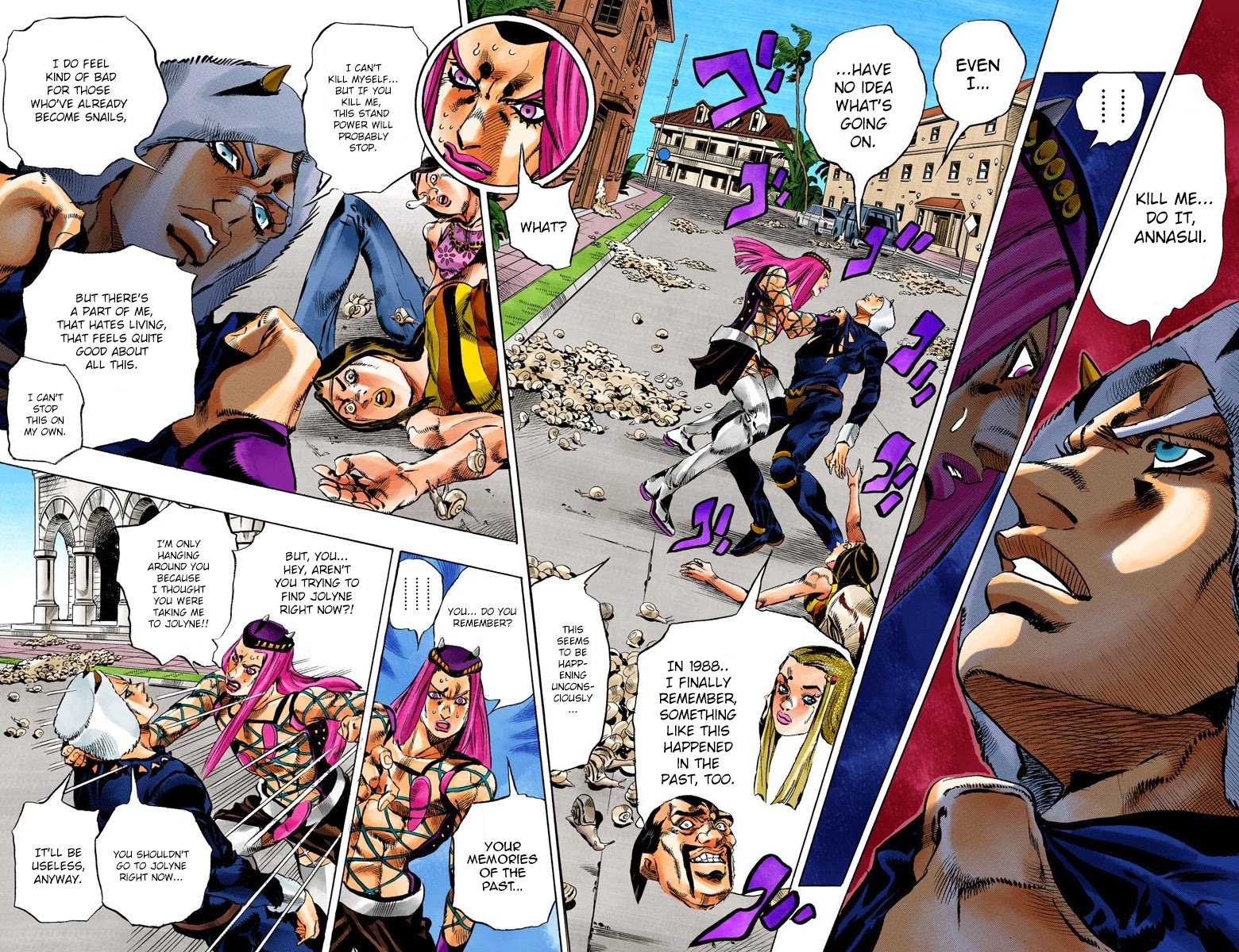 JoJo's Bizarre Adventure Part 6 - Stone Ocean (Official Colored) chapter 133 page 4
