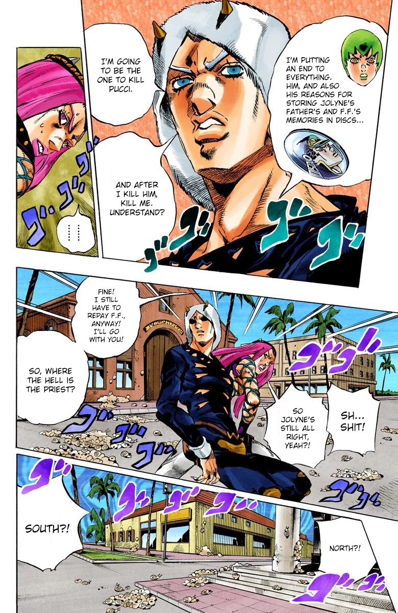 JoJo's Bizarre Adventure Part 6 - Stone Ocean (Official Colored) chapter 133 page 7