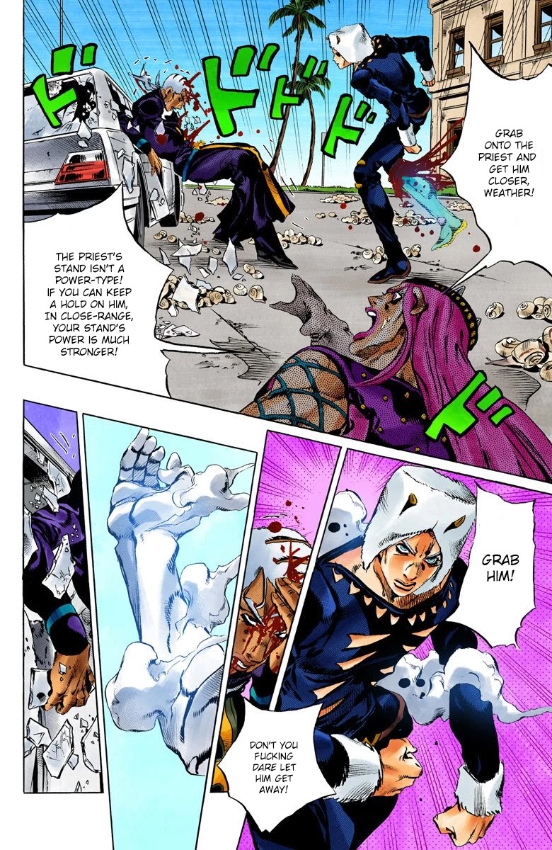 JoJo's Bizarre Adventure Part 6 - Stone Ocean (Official Colored) chapter 134 page 11