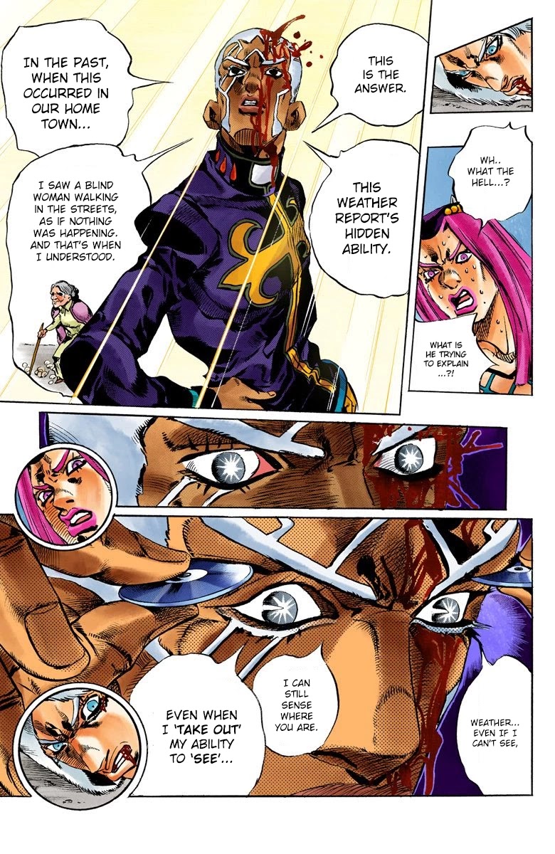 JoJo's Bizarre Adventure Part 6 - Stone Ocean (Official Colored) chapter 134 page 17
