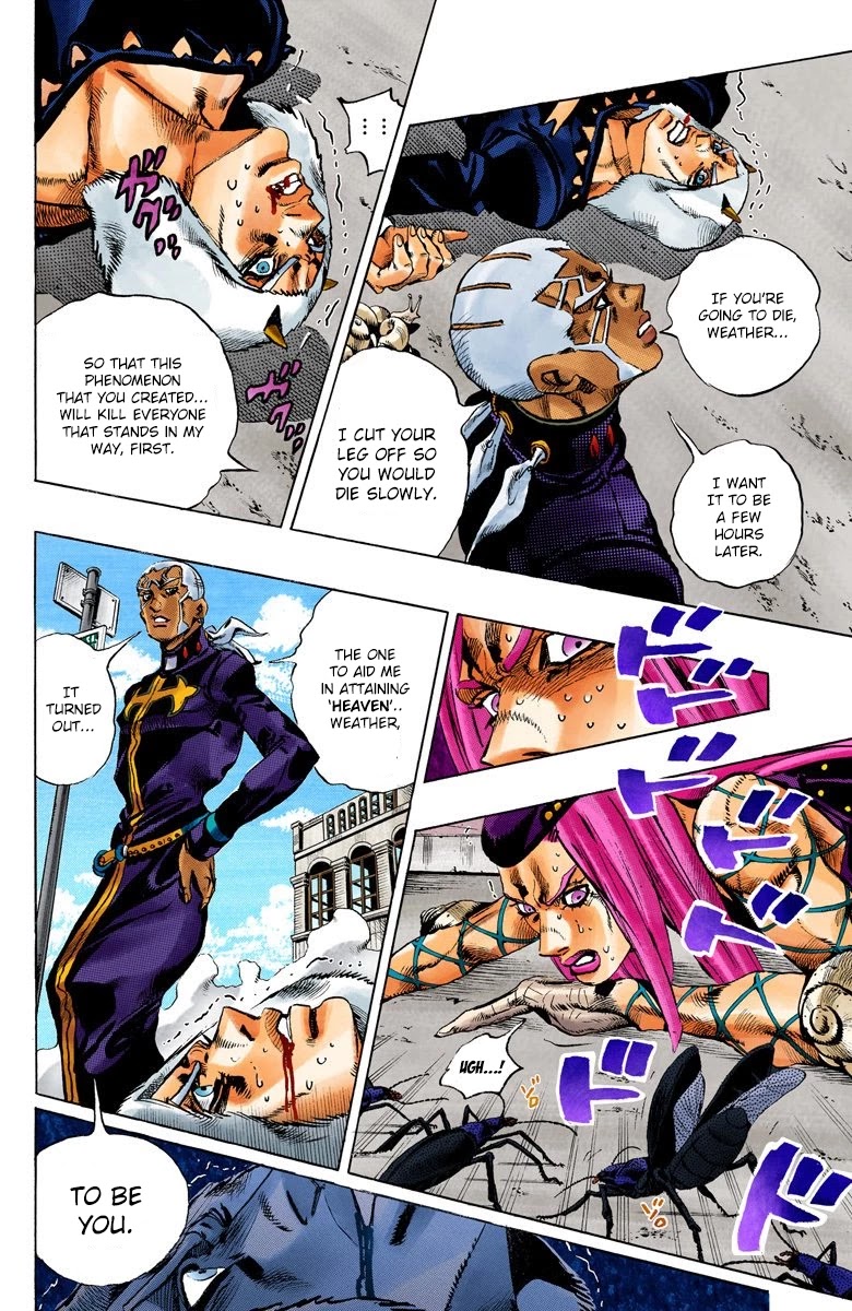 JoJo's Bizarre Adventure Part 6 - Stone Ocean (Official Colored) chapter 134 page 6