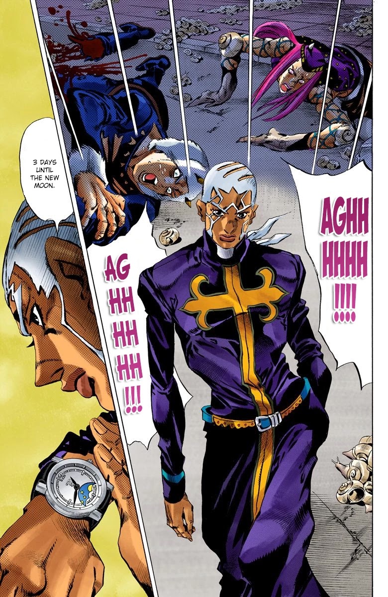 JoJo's Bizarre Adventure Part 6 - Stone Ocean (Official Colored) chapter 134 page 7