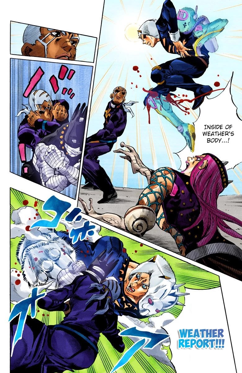 JoJo's Bizarre Adventure Part 6 - Stone Ocean (Official Colored) chapter 134 page 9