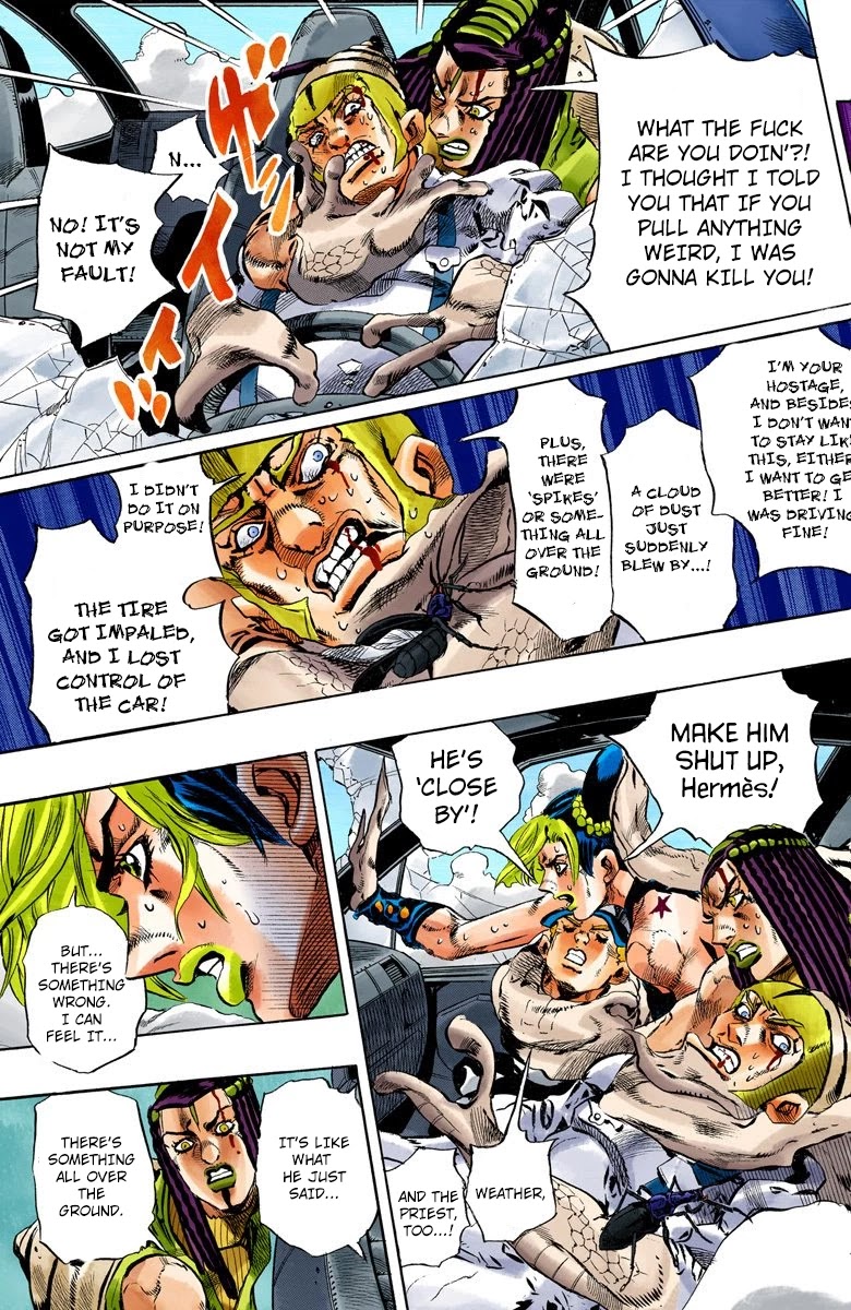JoJo's Bizarre Adventure Part 6 - Stone Ocean (Official Colored) chapter 136 page 13