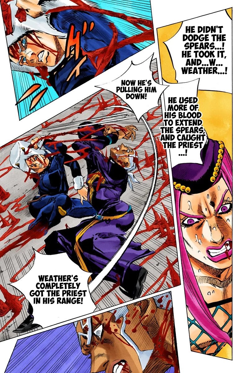 JoJo's Bizarre Adventure Part 6 - Stone Ocean (Official Colored) chapter 136 page 6