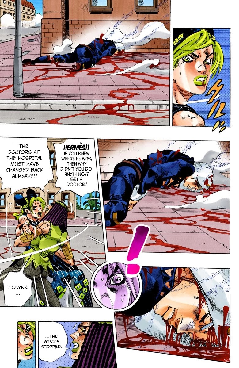 JoJo's Bizarre Adventure Part 6 - Stone Ocean (Official Colored) chapter 137 page 13