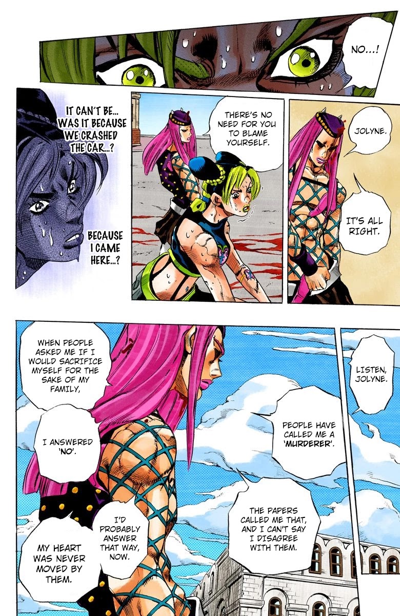 JoJo's Bizarre Adventure Part 6 - Stone Ocean (Official Colored) chapter 137 page 14