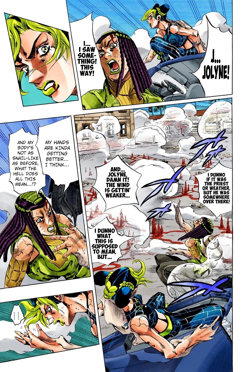 JoJo's Bizarre Adventure Part 6 - Stone Ocean (Official Colored) chapter 137 page 3