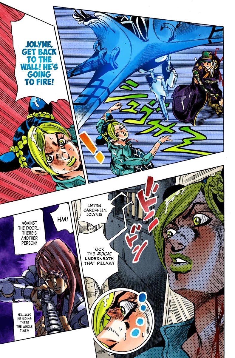 JoJo's Bizarre Adventure Part 6 - Stone Ocean (Official Colored) chapter 14 page 12