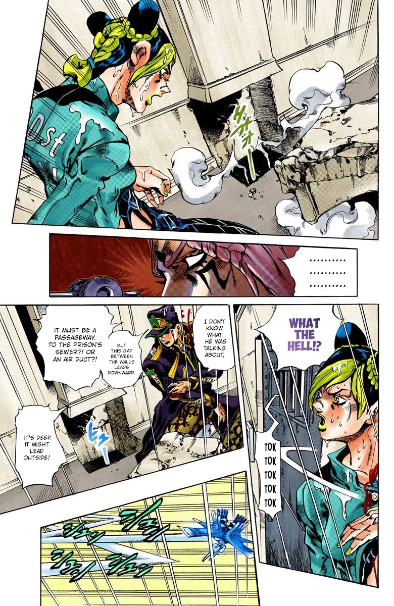 JoJo's Bizarre Adventure Part 6 - Stone Ocean (Official Colored) chapter 14 page 14