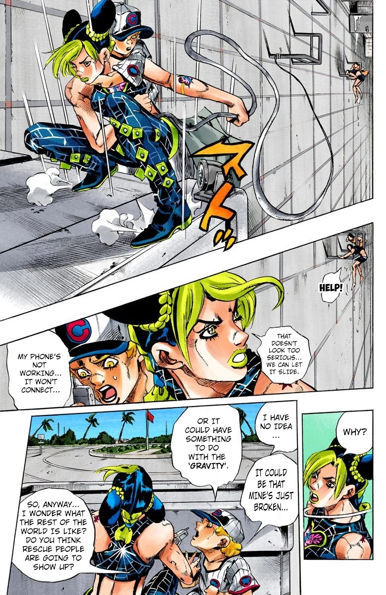 JoJo's Bizarre Adventure Part 6 - Stone Ocean (Official Colored) chapter 140 page 10