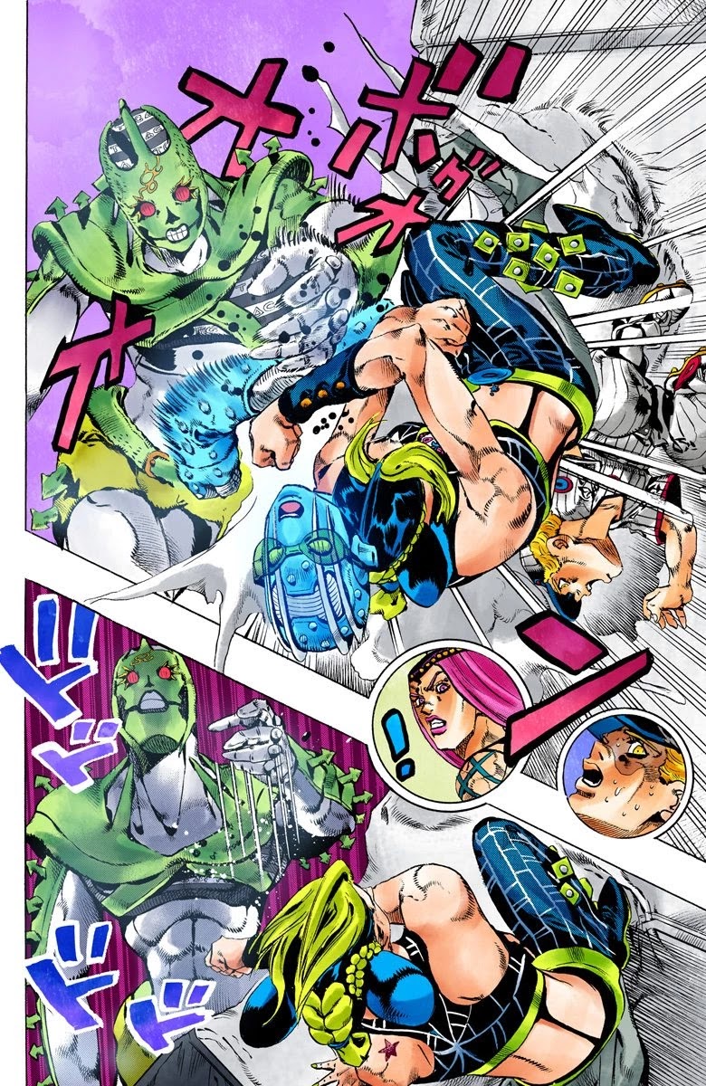 JoJo's Bizarre Adventure Part 6 - Stone Ocean (Official Colored) chapter 140 page 14