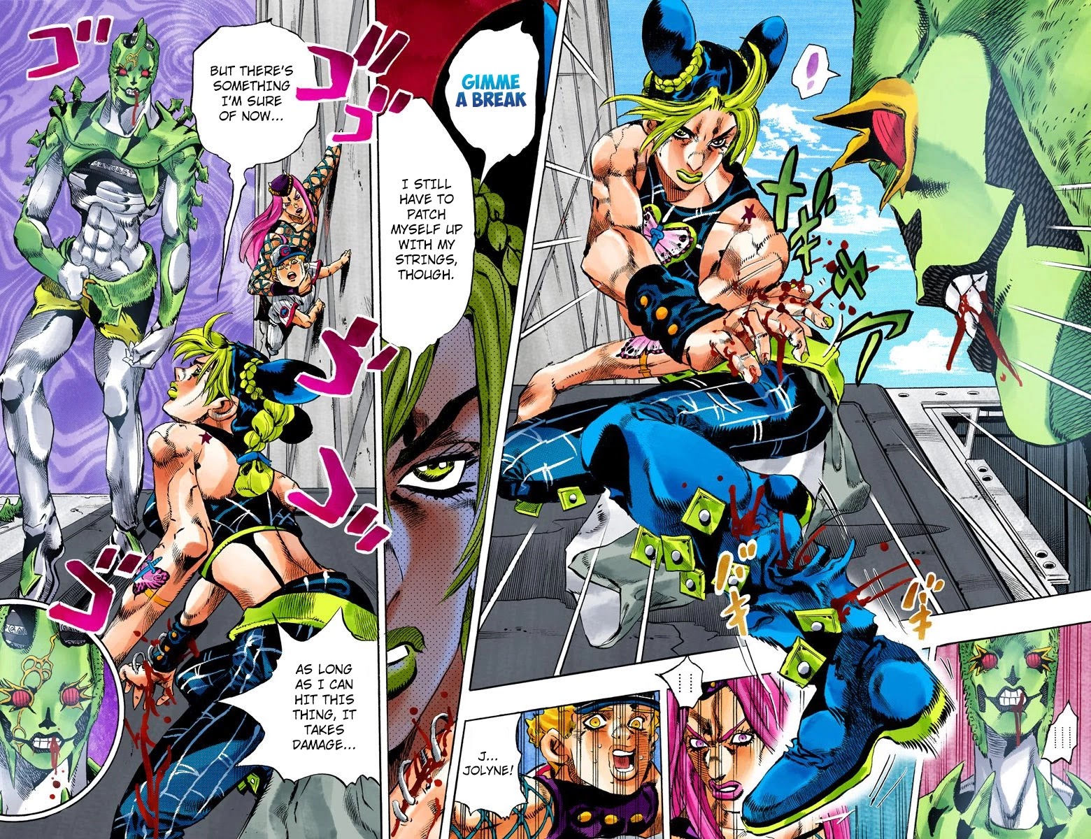 JoJo's Bizarre Adventure Part 6 - Stone Ocean (Official Colored) chapter 141 page 16