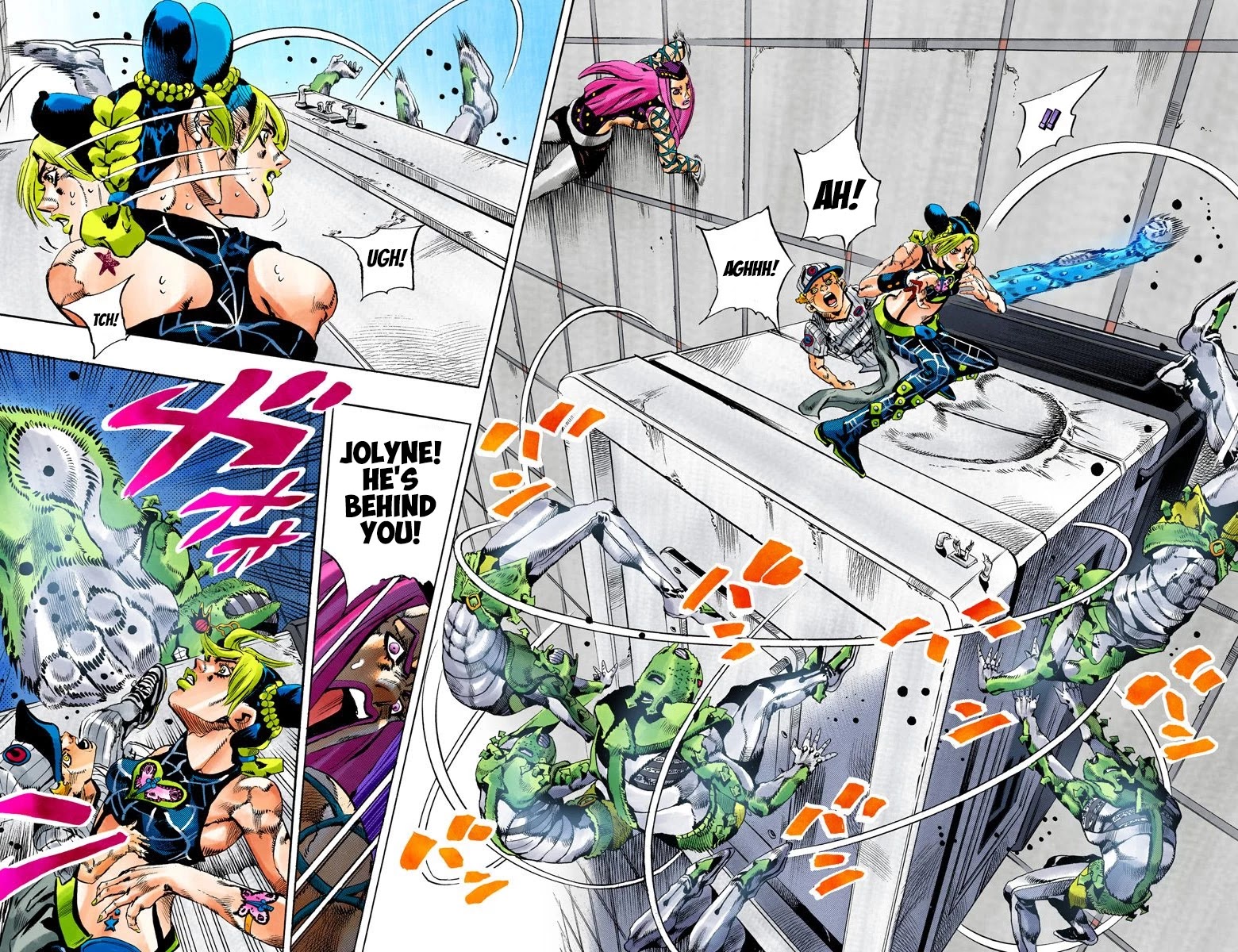 JoJo's Bizarre Adventure Part 6 - Stone Ocean (Official Colored) chapter 141 page 5