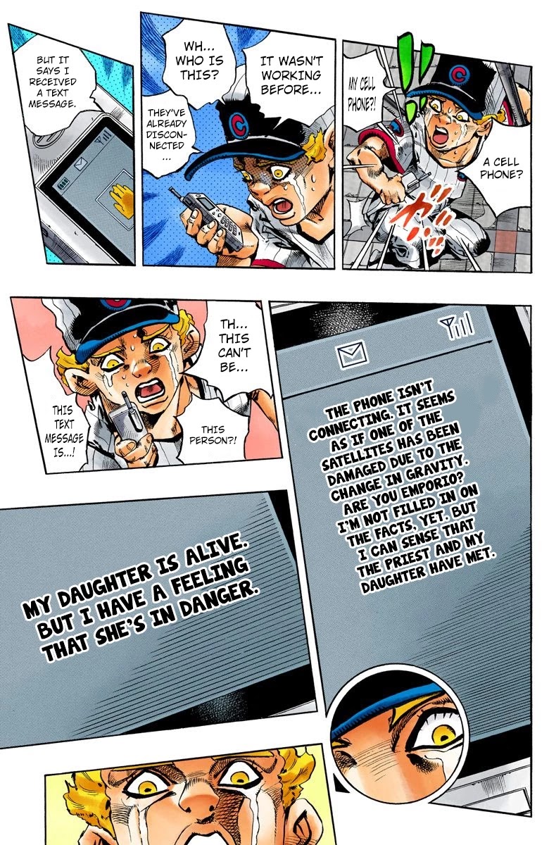JoJo's Bizarre Adventure Part 6 - Stone Ocean (Official Colored) chapter 144 page 14