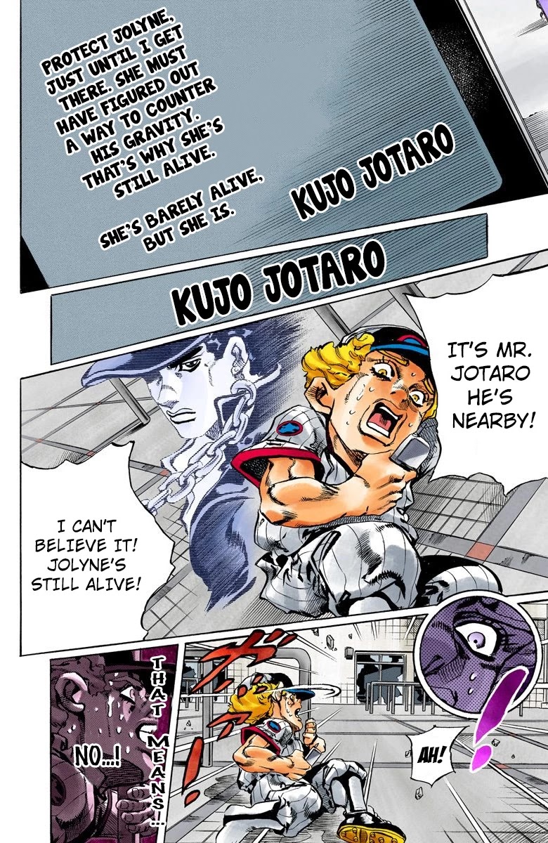 JoJo's Bizarre Adventure Part 6 - Stone Ocean (Official Colored) chapter 144 page 15