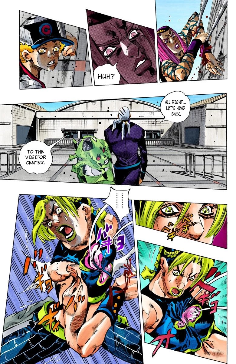 JoJo's Bizarre Adventure Part 6 - Stone Ocean (Official Colored) chapter 144 page 6