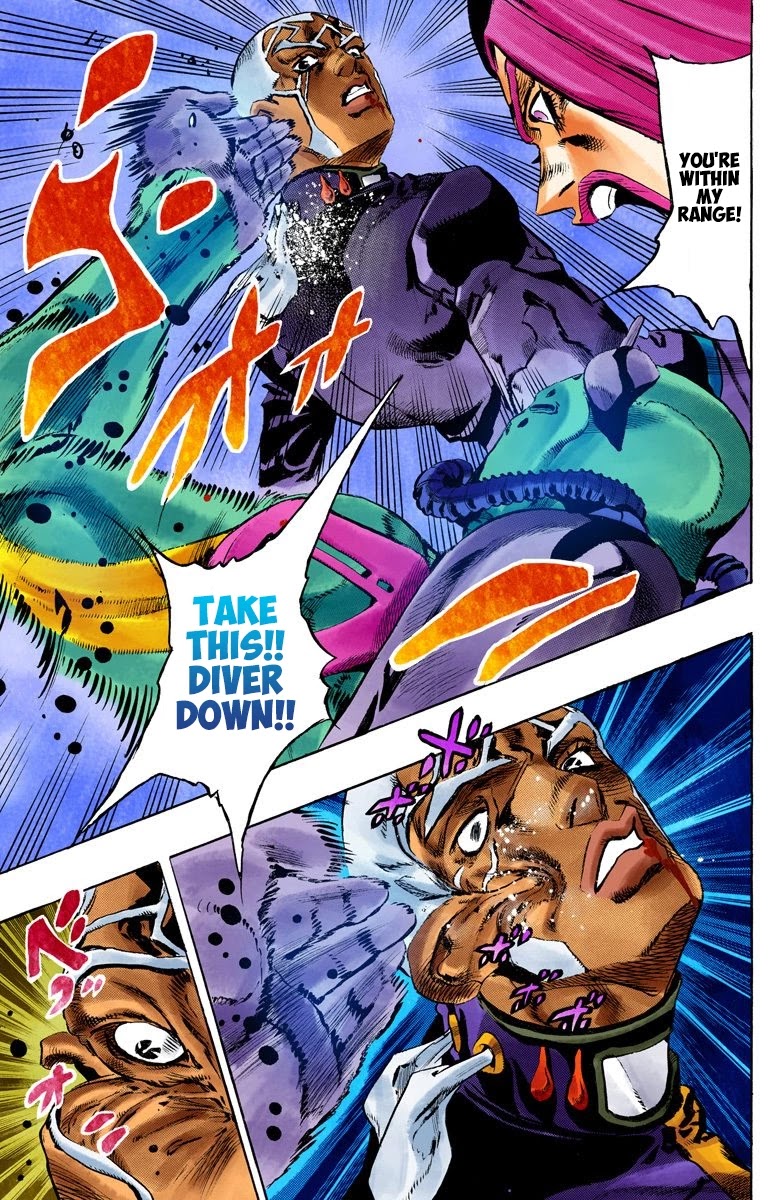 JoJo's Bizarre Adventure Part 6 - Stone Ocean (Official Colored) chapter 145 page 12