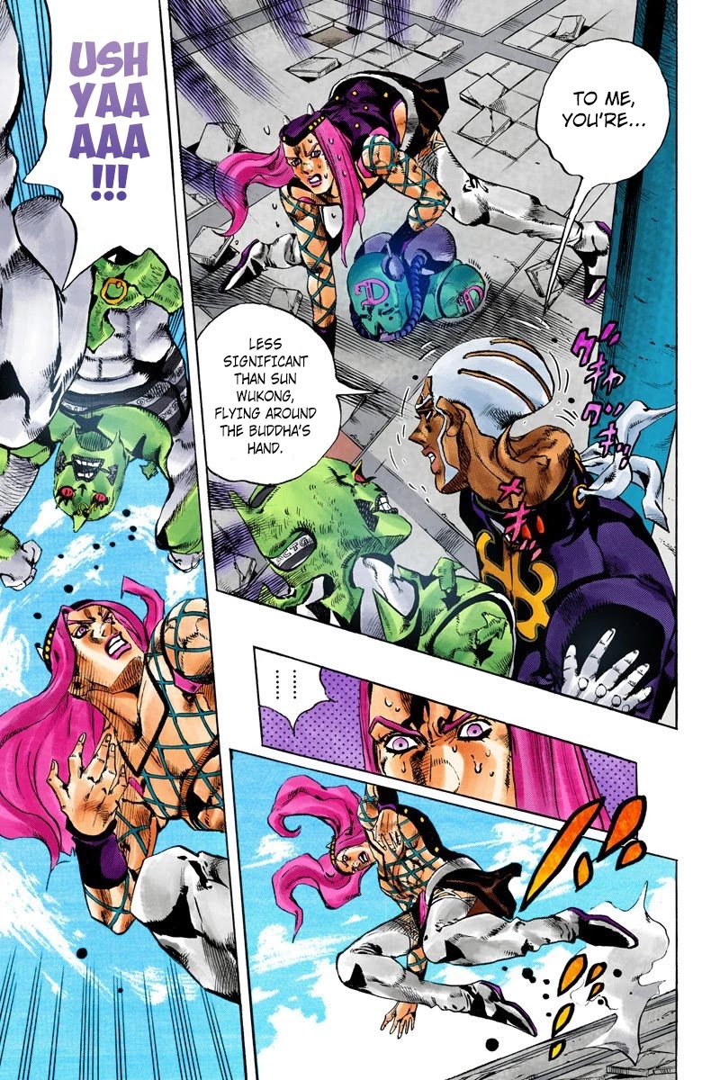 JoJo's Bizarre Adventure Part 6 - Stone Ocean (Official Colored) chapter 145 page 14