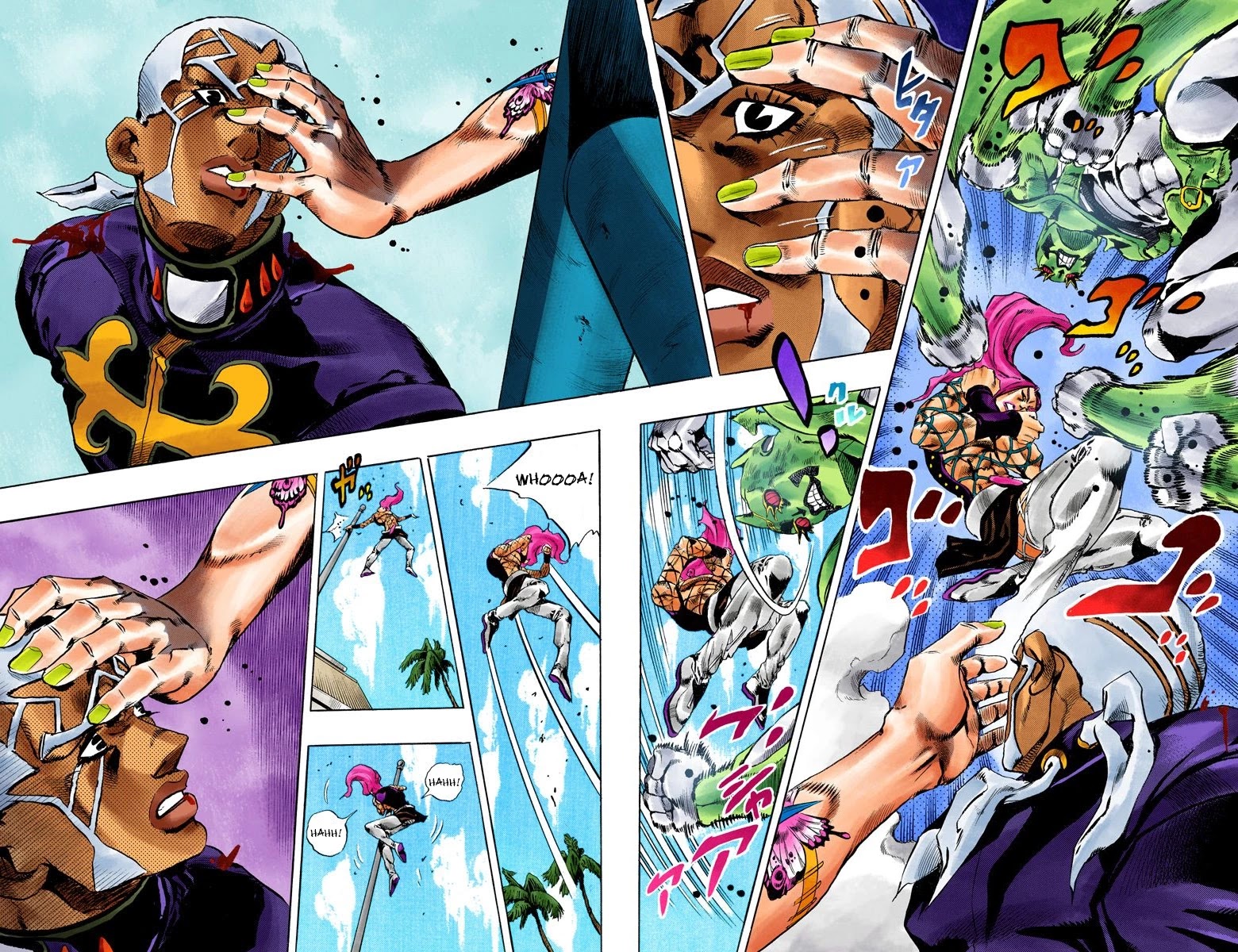 JoJo's Bizarre Adventure Part 6 - Stone Ocean (Official Colored) chapter 145 page 15