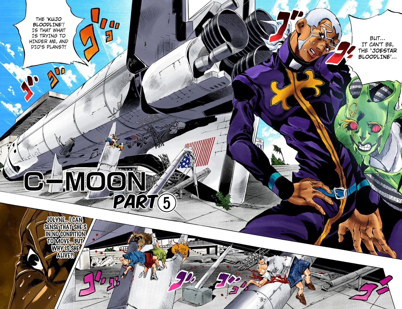 JoJo's Bizarre Adventure Part 6 - Stone Ocean (Official Colored) chapter 145 page 3