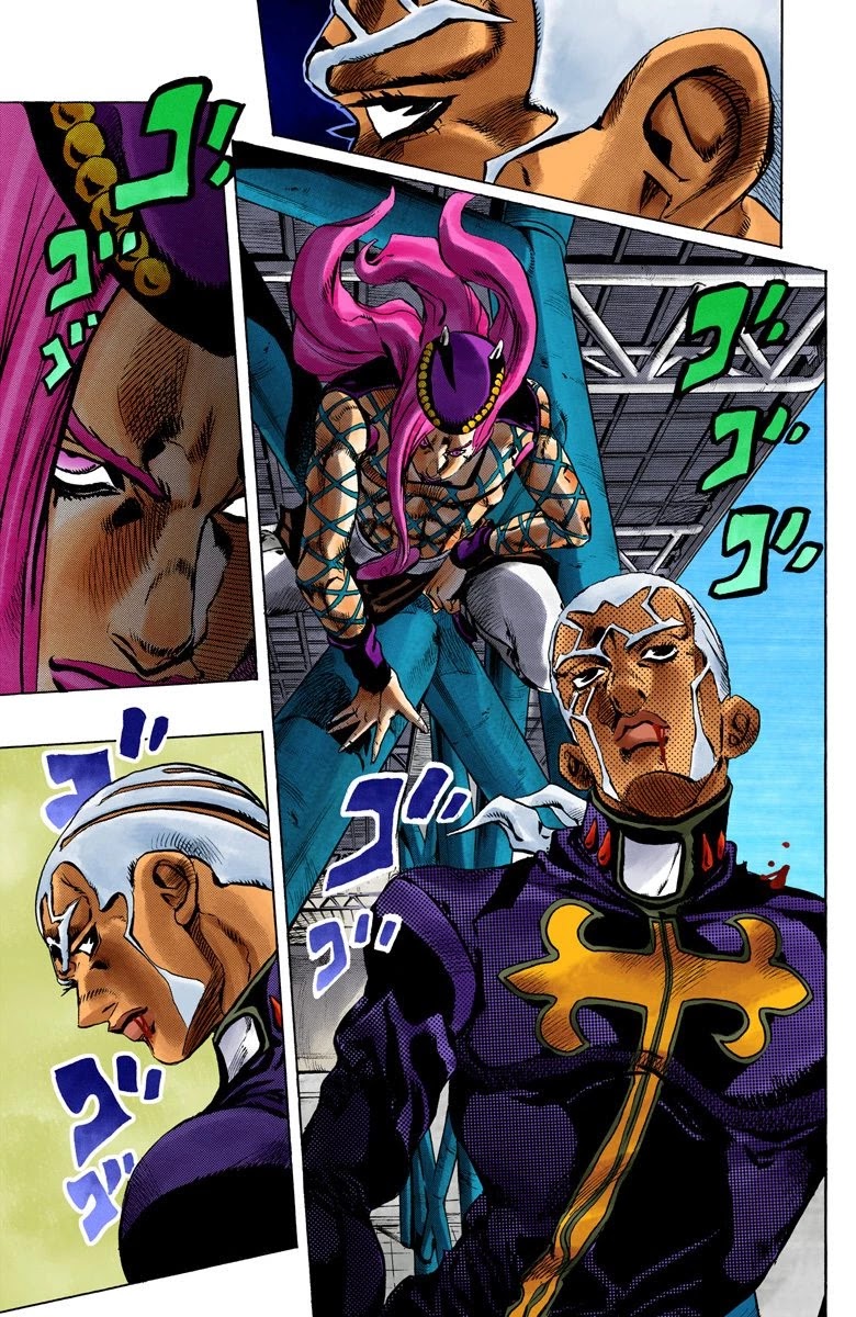 JoJo's Bizarre Adventure Part 6 - Stone Ocean (Official Colored) chapter 145 page 7
