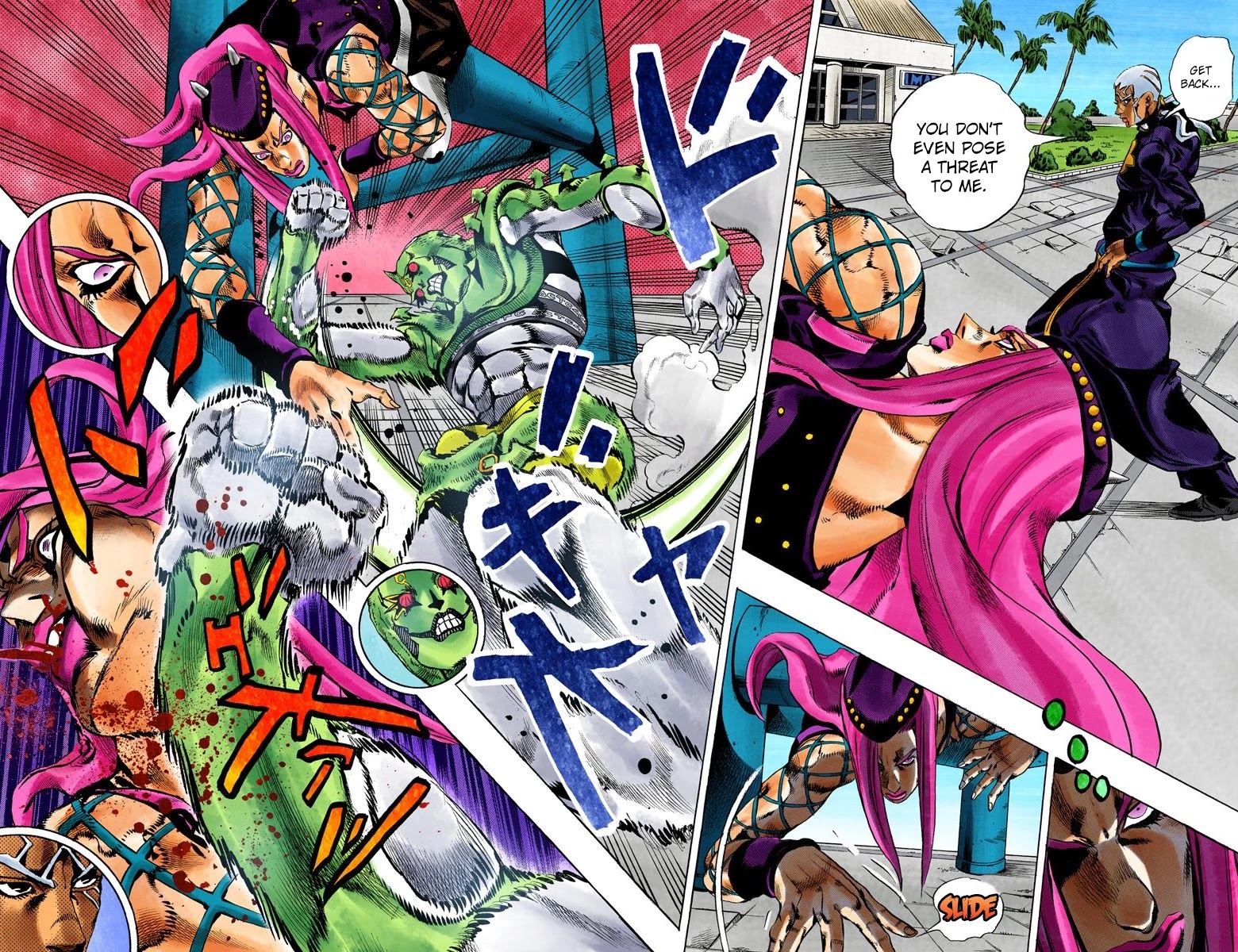 JoJo's Bizarre Adventure Part 6 - Stone Ocean (Official Colored) chapter 145 page 8
