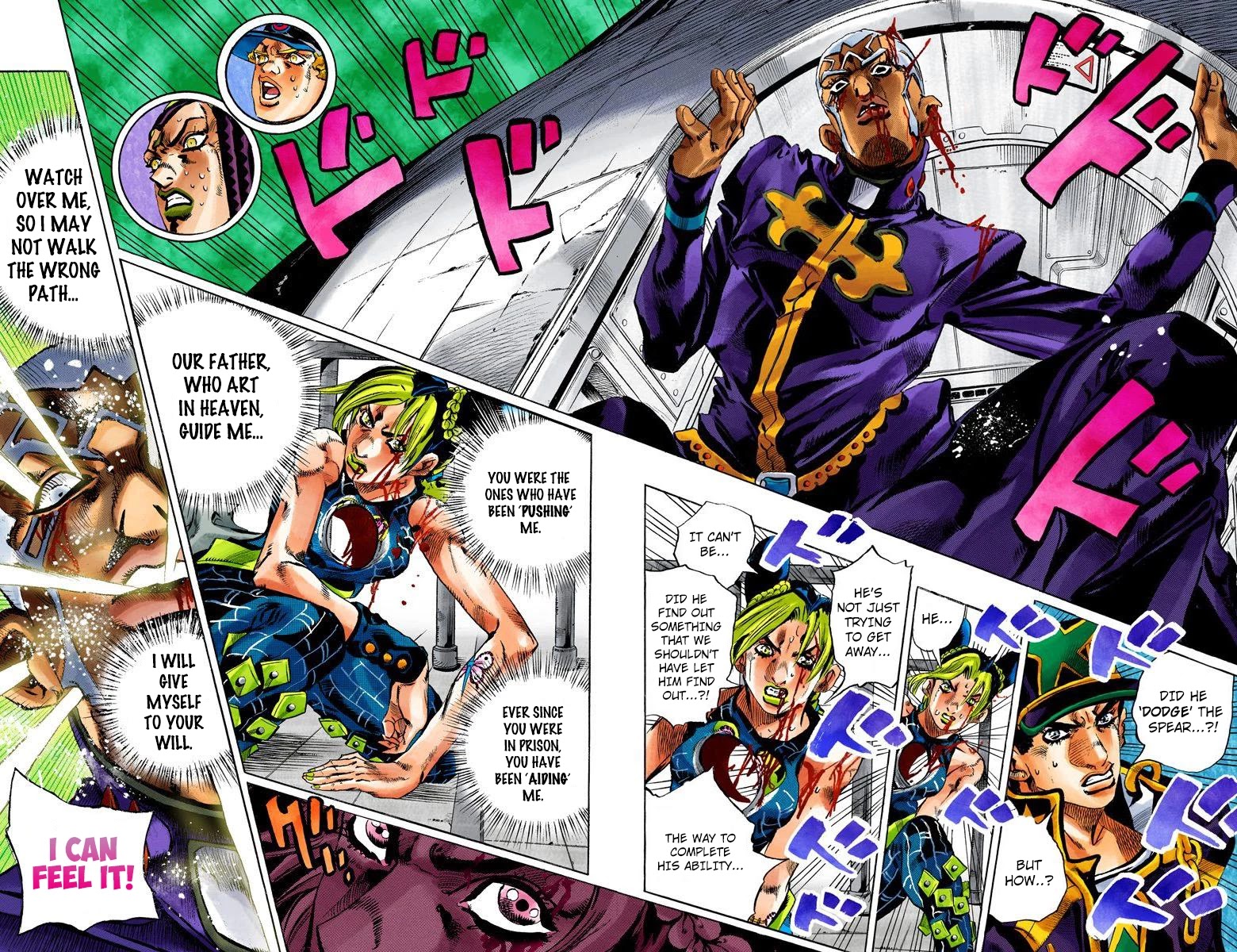 JoJo's Bizarre Adventure Part 6 - Stone Ocean (Official Colored) chapter 148 page 13
