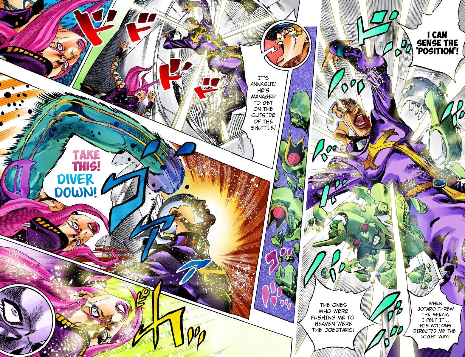 JoJo's Bizarre Adventure Part 6 - Stone Ocean (Official Colored) chapter 148 page 14