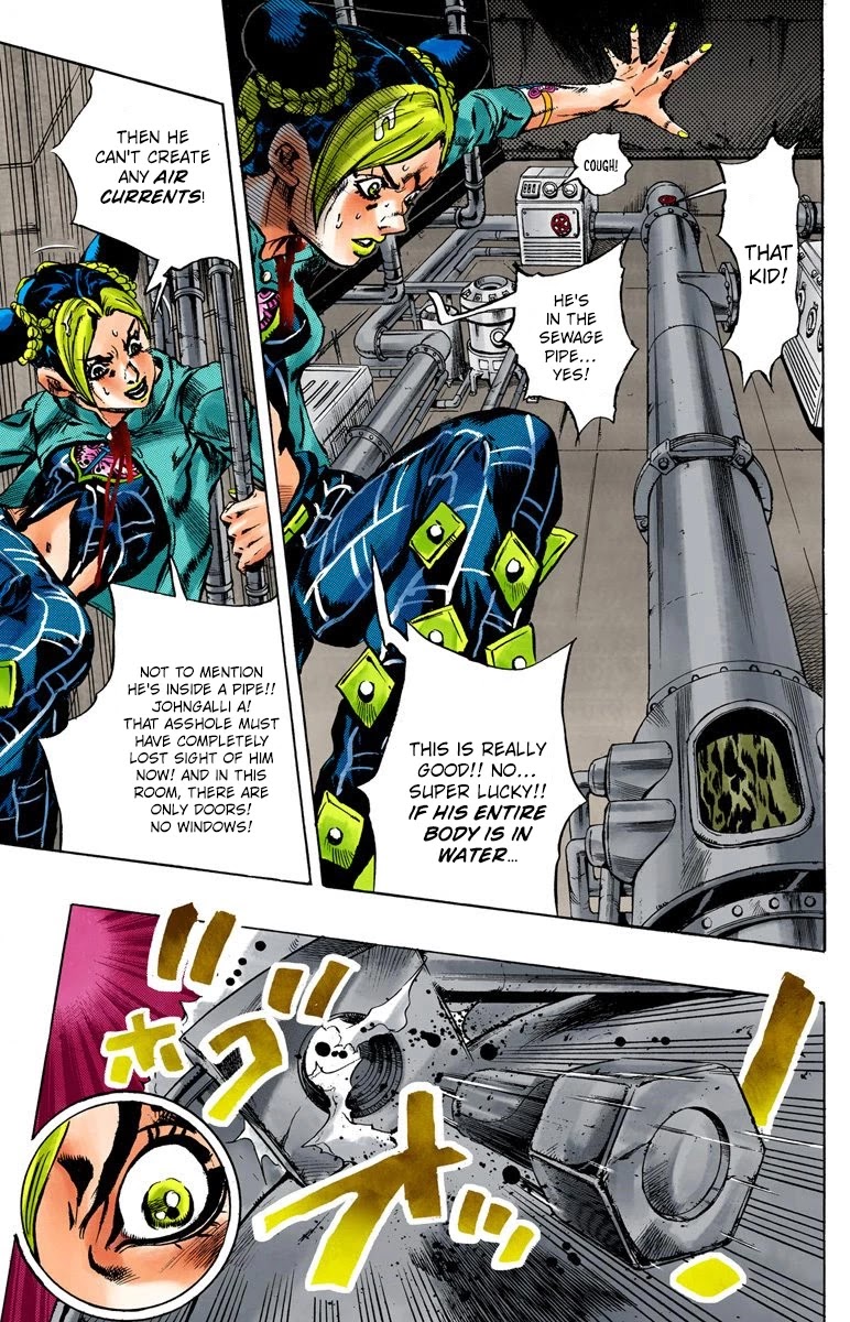 JoJo's Bizarre Adventure Part 6 - Stone Ocean (Official Colored) chapter 15 page 11