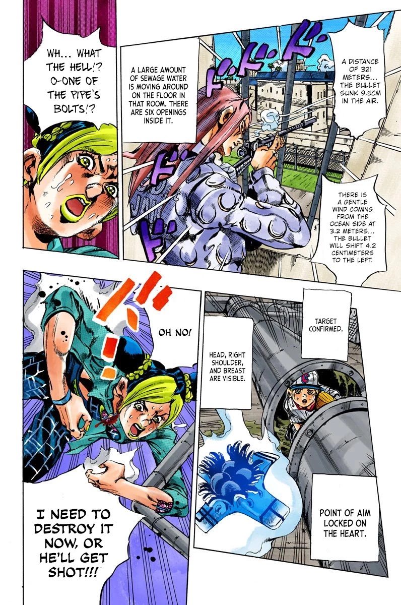 JoJo's Bizarre Adventure Part 6 - Stone Ocean (Official Colored) chapter 15 page 14