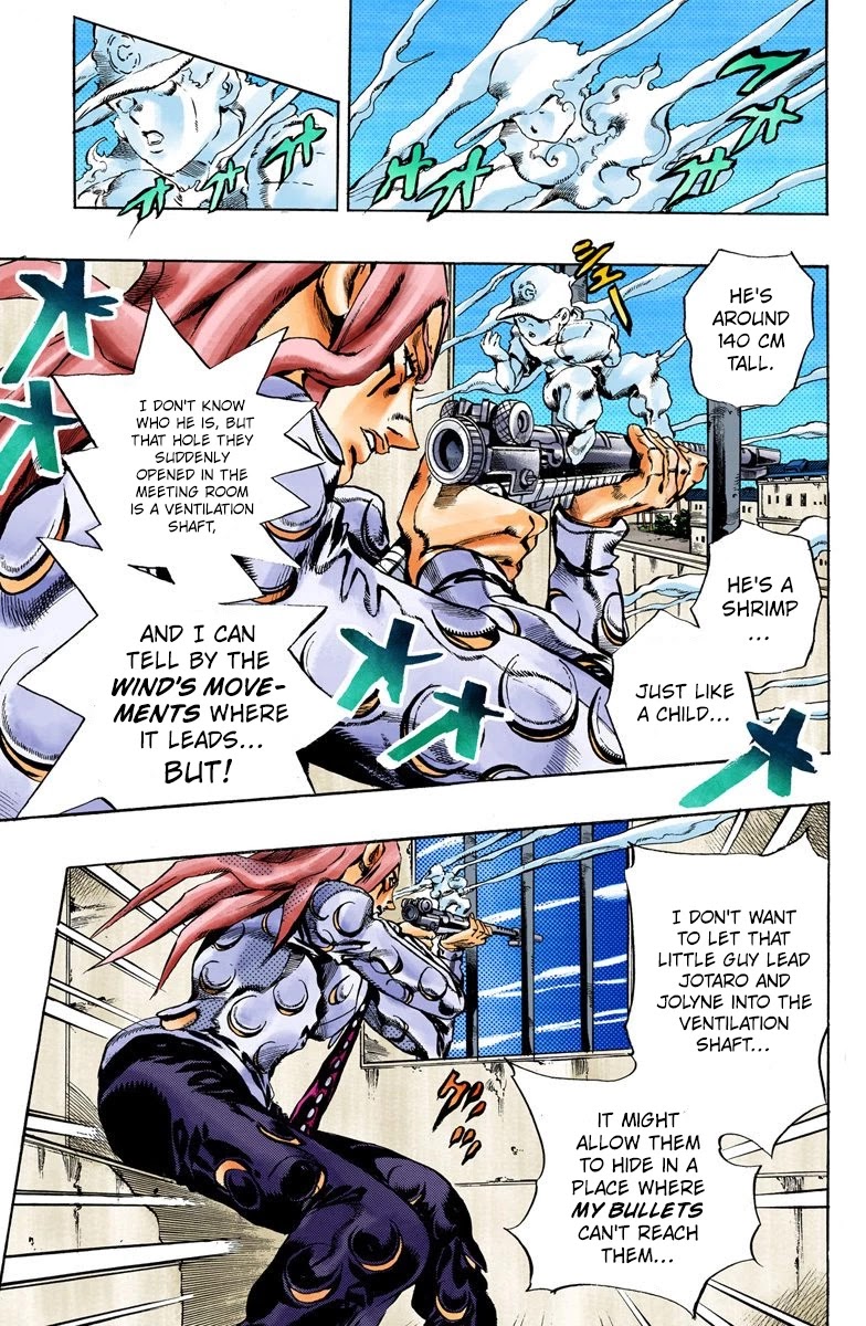 JoJo's Bizarre Adventure Part 6 - Stone Ocean (Official Colored) chapter 15 page 3
