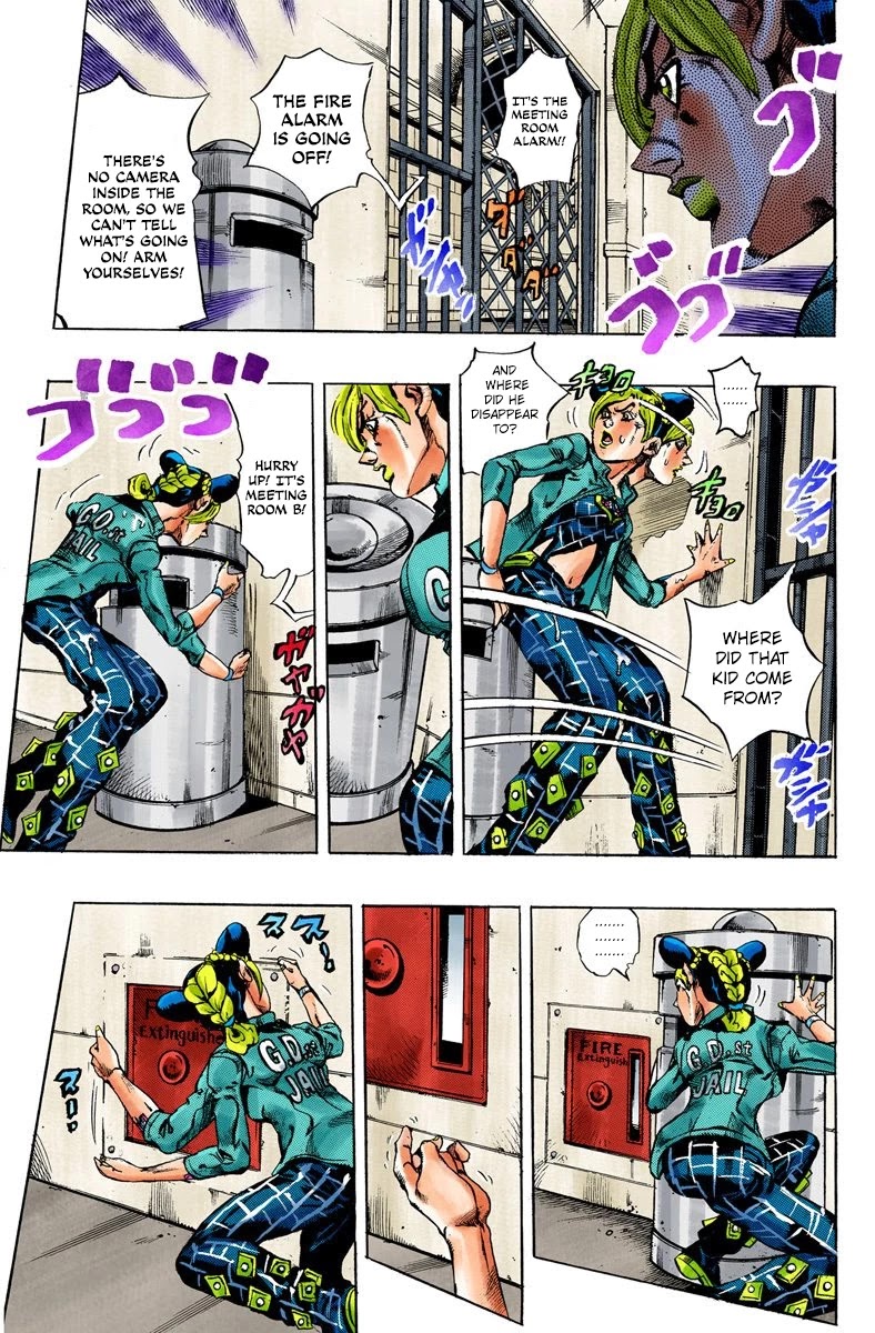 JoJo's Bizarre Adventure Part 6 - Stone Ocean (Official Colored) chapter 15 page 5