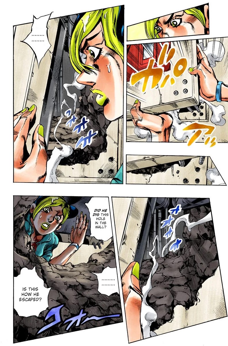 JoJo's Bizarre Adventure Part 6 - Stone Ocean (Official Colored) chapter 15 page 6