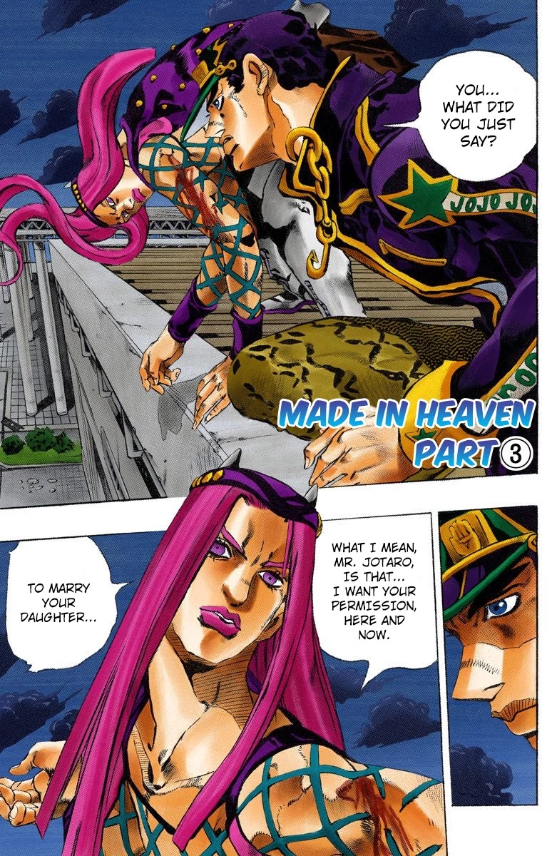 JoJo's Bizarre Adventure Part 6 - Stone Ocean (Official Colored) chapter 151 page 1