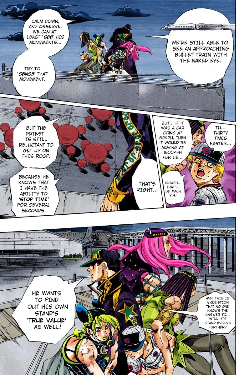 JoJo's Bizarre Adventure Part 6 - Stone Ocean (Official Colored) chapter 151 page 10