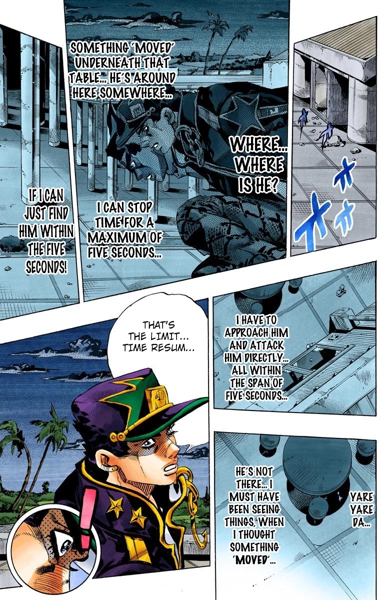JoJo's Bizarre Adventure Part 6 - Stone Ocean (Official Colored) chapter 151 page 13