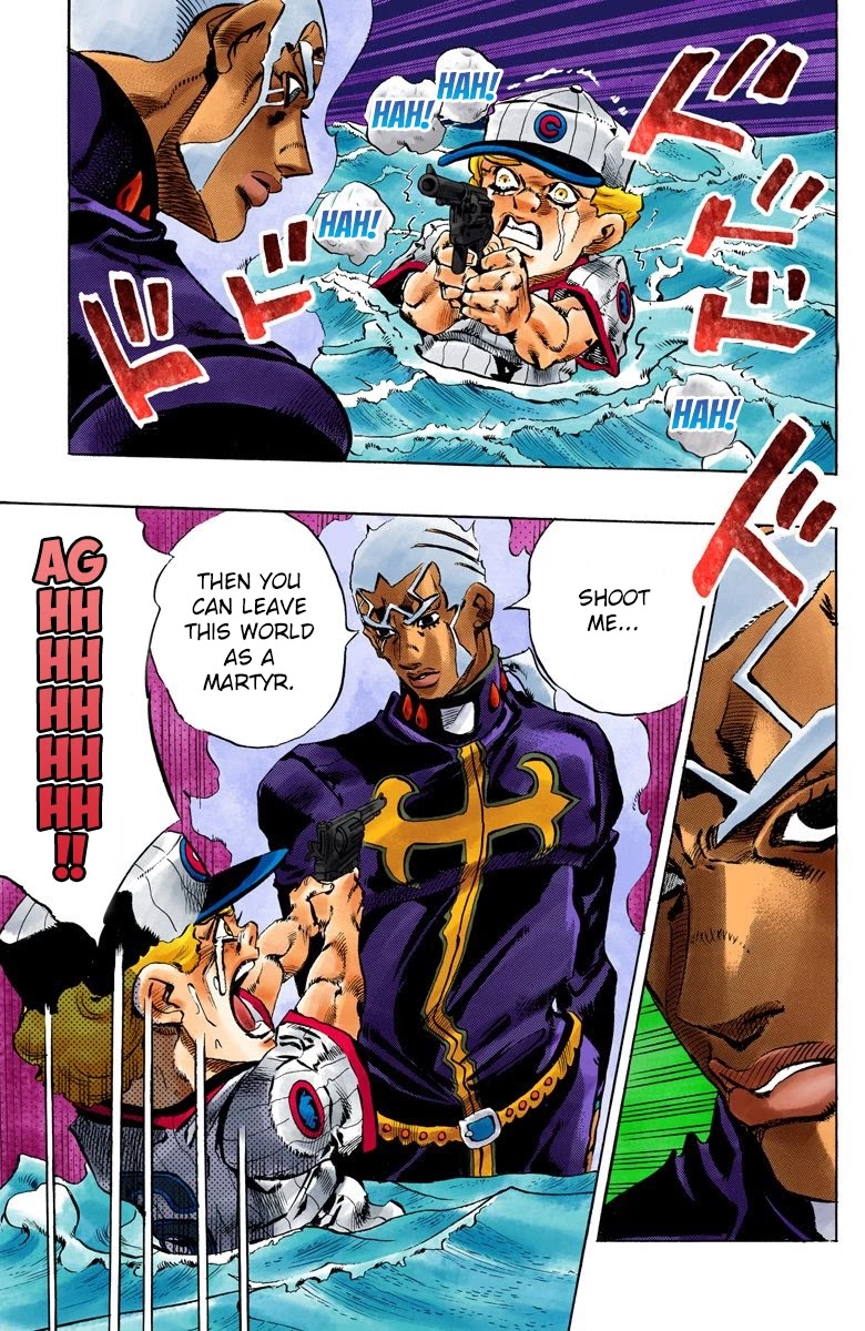 JoJo's Bizarre Adventure Part 6 - Stone Ocean (Official Colored) chapter 154 page 15