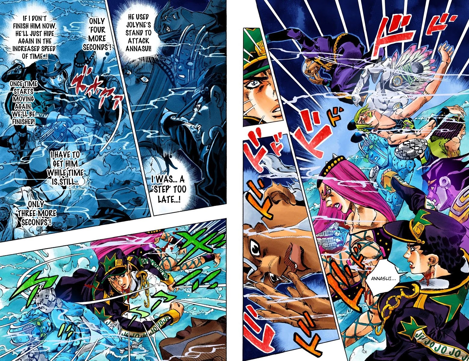 JoJo's Bizarre Adventure Part 6 - Stone Ocean (Official Colored) chapter 154 page 5