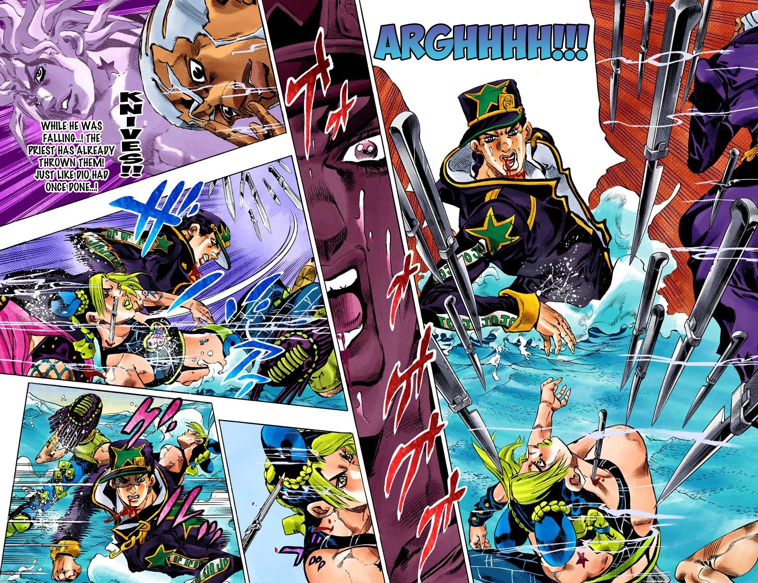 JoJo's Bizarre Adventure Part 6 - Stone Ocean (Official Colored) chapter 154 page 8