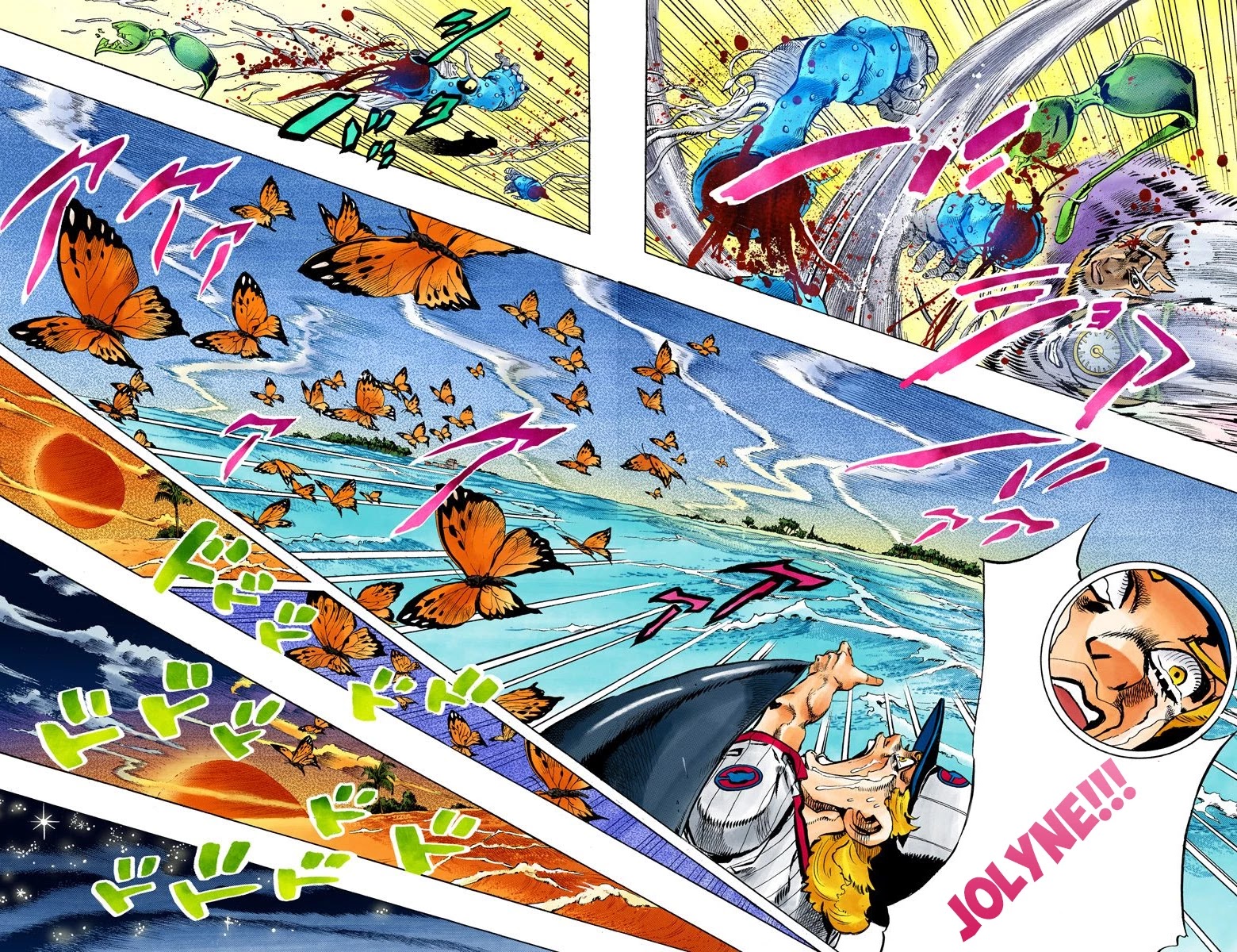 JoJo's Bizarre Adventure Part 6 - Stone Ocean (Official Colored) chapter 155 page 14
