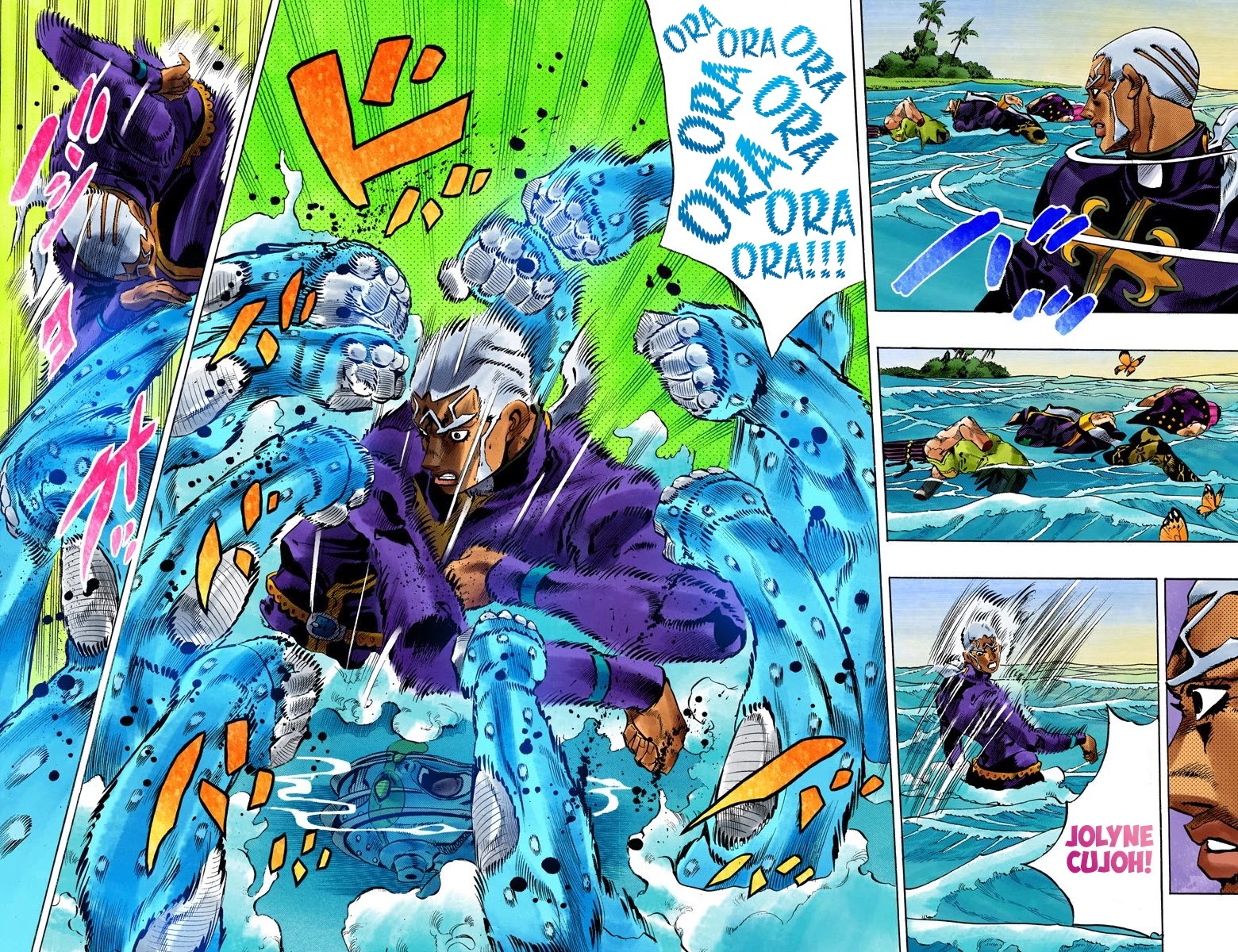JoJo's Bizarre Adventure Part 6 - Stone Ocean (Official Colored) chapter 155 page 4