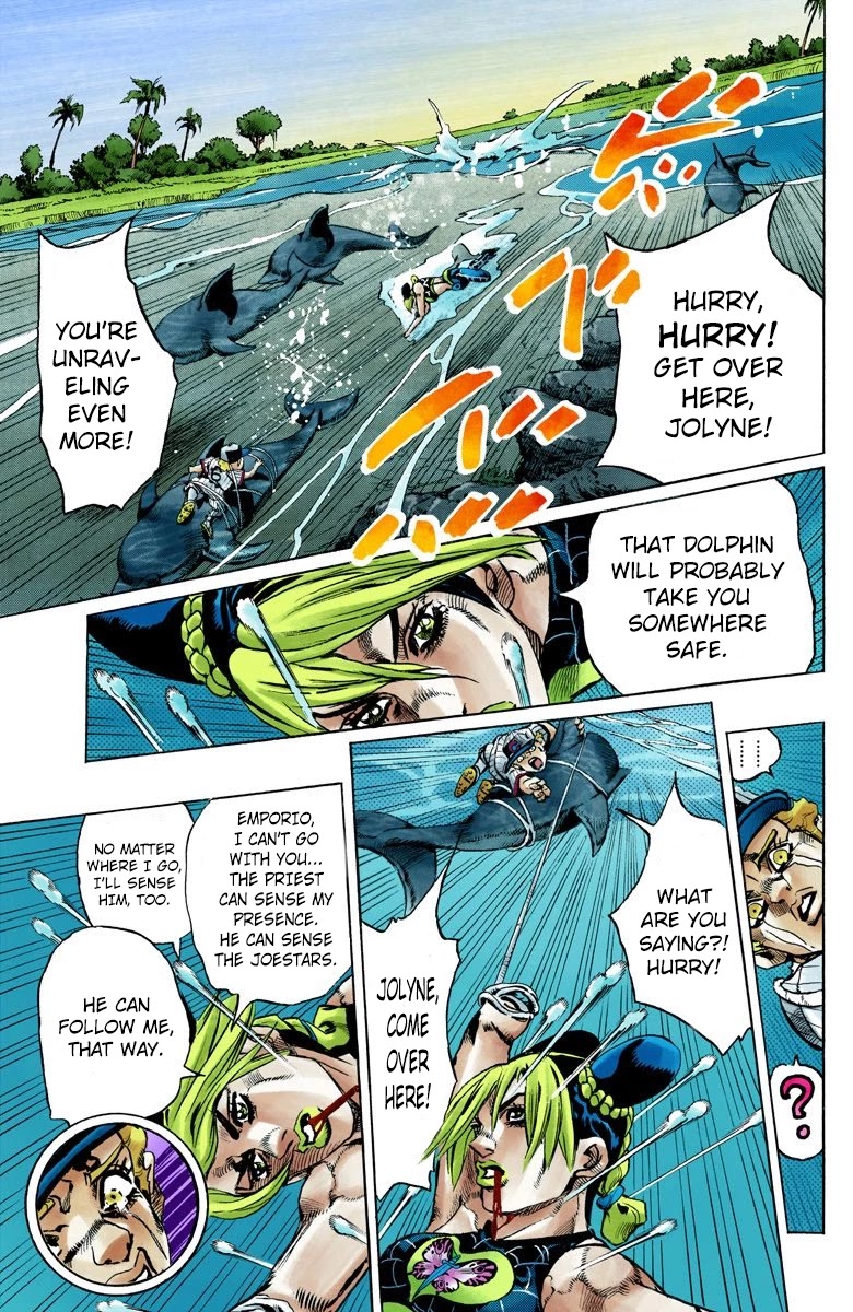 JoJo's Bizarre Adventure Part 6 - Stone Ocean (Official Colored) chapter 155 page 9