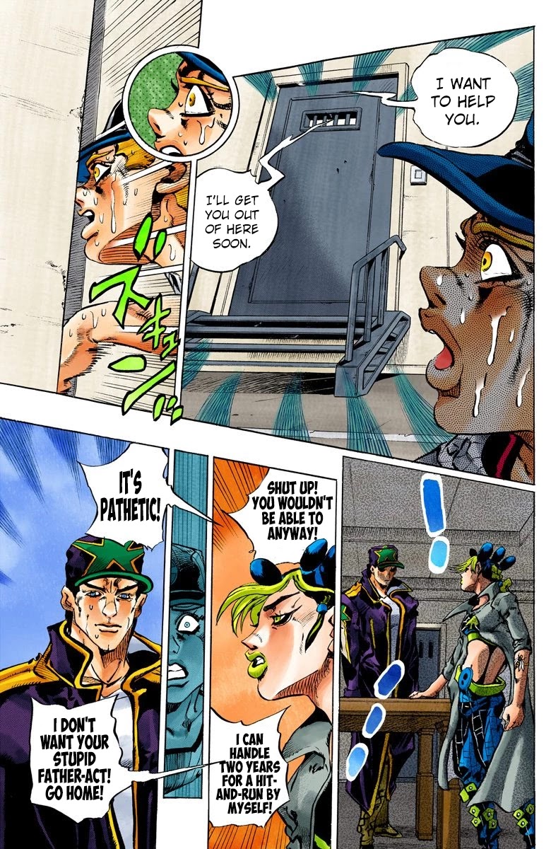 JoJo's Bizarre Adventure Part 6 - Stone Ocean (Official Colored) chapter 156 page 12