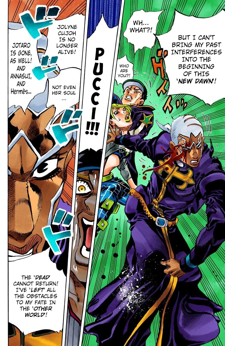 JoJo's Bizarre Adventure Part 6 - Stone Ocean (Official Colored) chapter 156 page 15