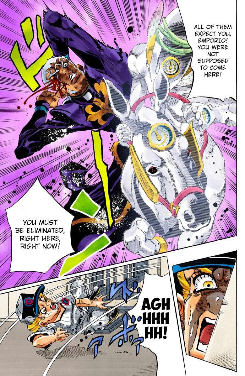 JoJo's Bizarre Adventure Part 6 - Stone Ocean (Official Colored) chapter 156 page 16