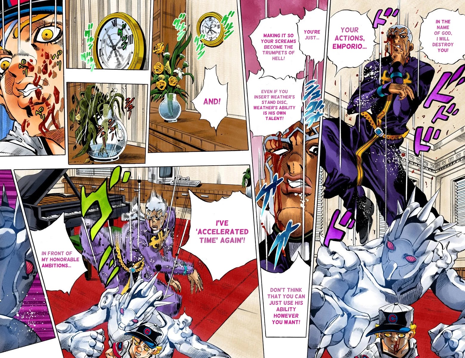 JoJo's Bizarre Adventure Part 6 - Stone Ocean (Official Colored) chapter 158 page 2
