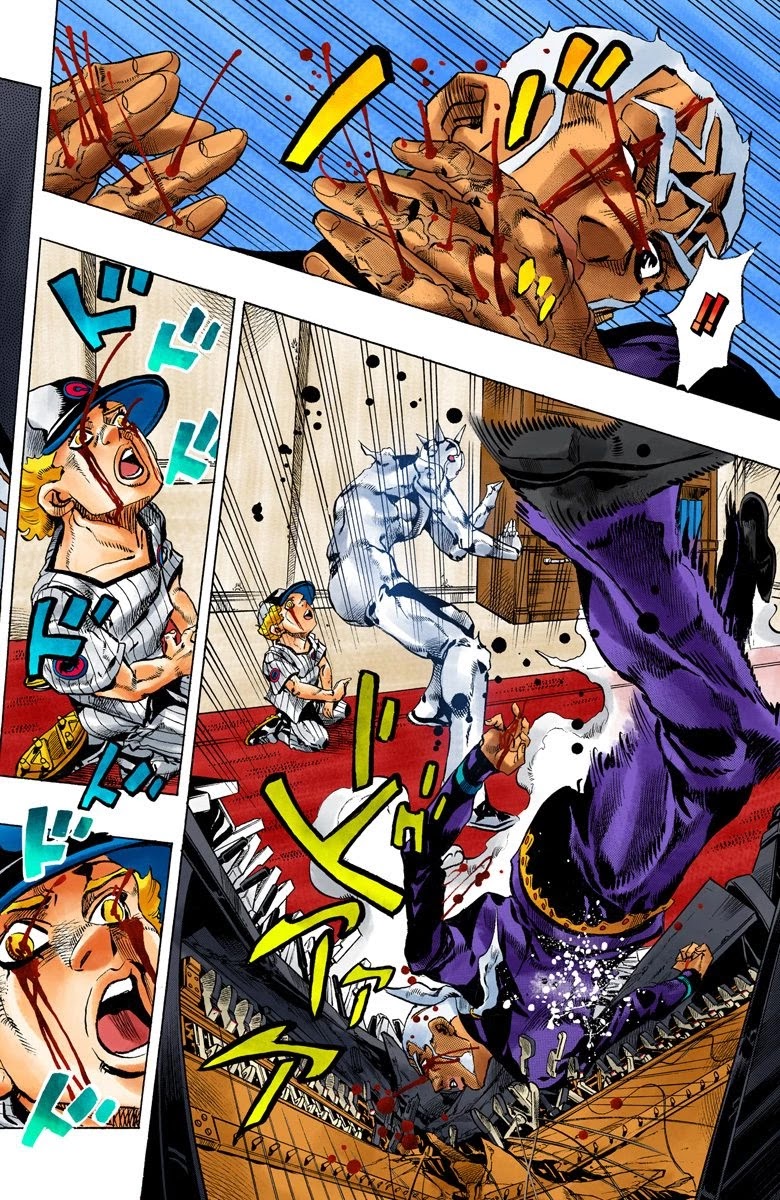 JoJo's Bizarre Adventure Part 6 - Stone Ocean (Official Colored) chapter 158 page 4