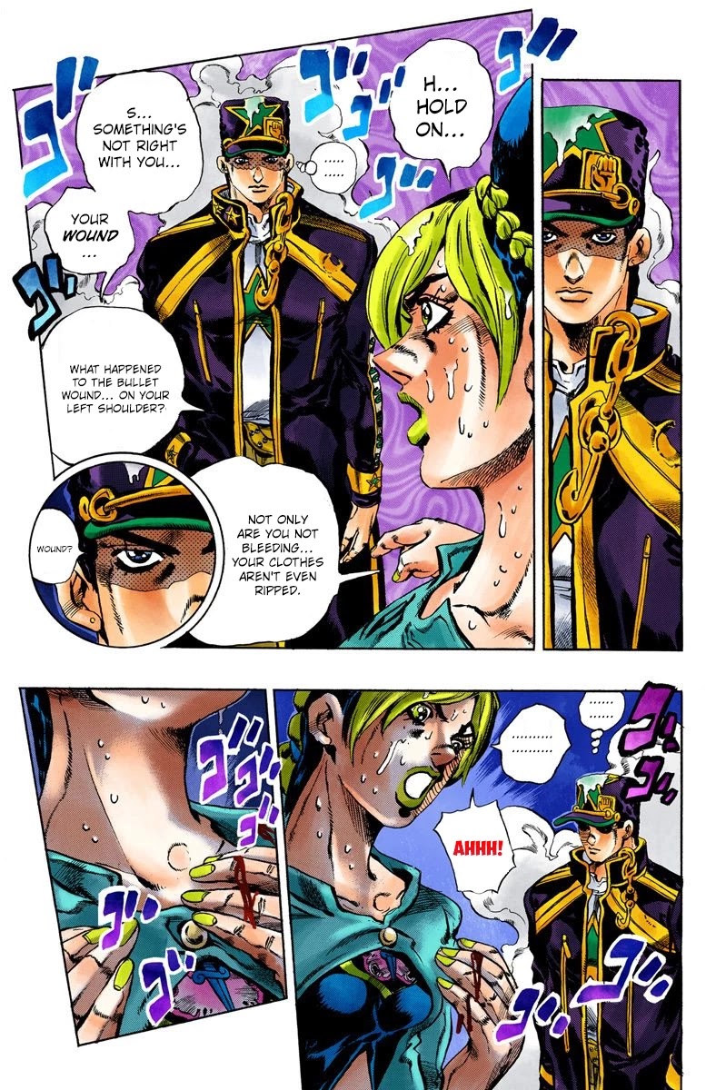 JoJo's Bizarre Adventure Part 6 - Stone Ocean (Official Colored) chapter 16 page 13